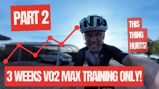 Week 2 6 Vo2 Max BIKE workouts a week  FOR 3 WEEKS STRAIGHT  THE HIIT EXPERIMENT [upl. by Pelagias]