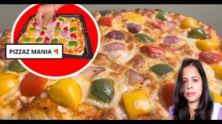 🔥🍕Dominos pizza recipe  डोमिनोज़ स्टाइल पिज़्ज़ा घर पे बनायें  ଘରେ ଥିବା ଜିନିଷ ରେ ବନେଇବା [upl. by Aneg238]