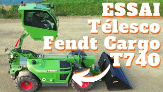 Essai du télescopique Fendt Cargo T740 – Une cabine à la vue imprenable [upl. by Ysteb330]