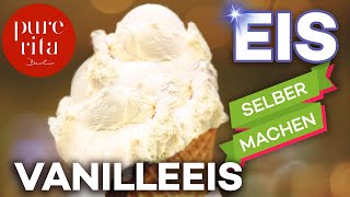 🍦Vanilleeis selber machen mit Eismaschine Rezept [upl. by Murphy607]