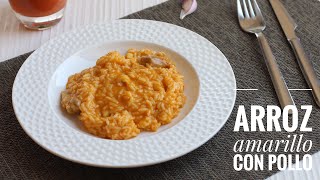 ARROZ amarillo con POLLO THERMOMIX Receta perfecta para niños [upl. by Ailem32]