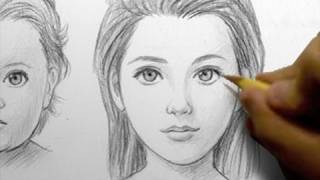 How to Draw Babies Teens amp Adults FEMALE [upl. by Adila]