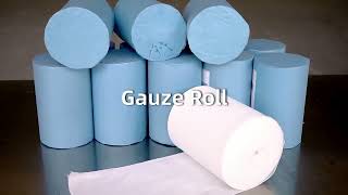 Gauze Bandage Rolls in Bulk [upl. by Hakeber]