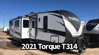 2021 Heartland Torque T314 Toy Hauler Travel Trailer [upl. by Hagep336]