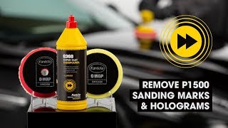 Remove P1500 Hand Flatting Marks EN  Farécla G360 Super Fast Compound SFC101 [upl. by Glen]