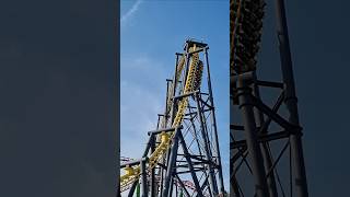 Insane first drop on Odyssey at Fantasy island rollercoaster [upl. by Yelserp]