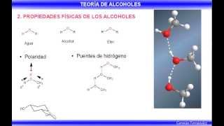 Alcoholes  Propiedades físicas [upl. by Ewell]