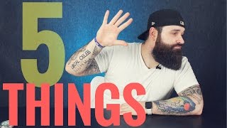 5 things I wish I knew back then  Beginner Beard Tips [upl. by Smaoht]