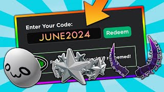 6 NEW CODES ALL JUNE 2024 Roblox Promo Codes For ROBLOX FREE Items and FREE Hats 2024 UPDATED [upl. by Emmie]