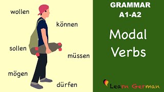 Learn German  German Grammar  Modalverben  Modal verbs  A1 [upl. by Cogswell]