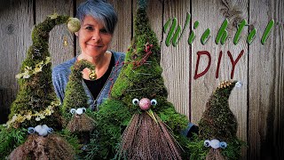 Wichtel 🌲NATUR✔ DIY  Weihnachts amp Advent Deko  Waldwichtel selber machen [upl. by Mast987]