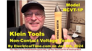 Klein Tools Non Contact Voltage Tester NCVT1P Demonstration [upl. by Gasser271]