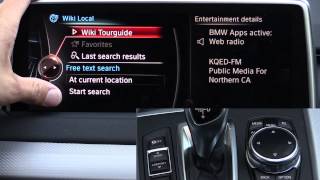 2014  2015  2016 BMW iDrive Touch Infotainment Review  with finger writing recognition [upl. by Naraa]