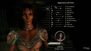 Dragon Age Origins  City Elf Creation [upl. by Bonnes632]