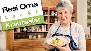 Resi Oma kocht  Krautsalat [upl. by Tnayrb665]