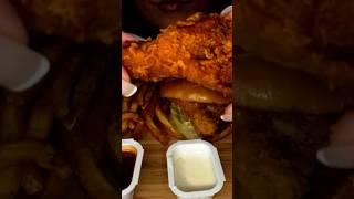 POPEYES GHOST PEPPER WINGS asmr food popeyes [upl. by Irej]