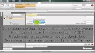 BTicino Hotel  Tutorial  Come configurare il termostato H4691 7 [upl. by Colwen333]