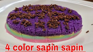 how to cook glutinous rice 4 colors recipe  easy sticky rice recipe [upl. by Viens]