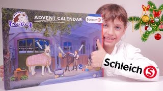 JOUET • Calendrier de lAvent SCHLEICH Horse Club set 97151  Studio Bubble Tea unboxing [upl. by Notgnilra]