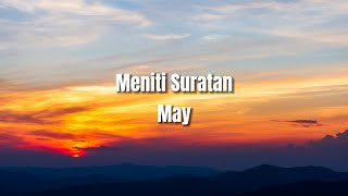 May  Meniti Suratan Lyric Video  Best Audio  4k [upl. by Sedruol]