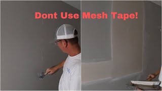 Full Tutorial On How To Fix A Drywall Crack Like A Pro [upl. by Akinert]