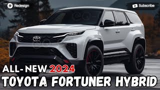 2024 Toyota Fortuner Hybrid Revealed  Most Awaited Full Size SUV [upl. by Hertzog]