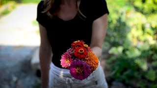 Arranging Beautiful Farmhouse Flowers  Perennials  Farmhouse Gardens  Potager Gardening [upl. by Ylera]