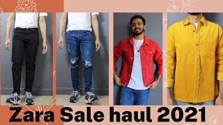 Zara Sale Haul Best Jeans Jackets and overshirt  Best zara sale zara zarasalehaul sale2021 [upl. by Yenaled]