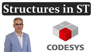 CODESYS Declaring and using quotStructurequot in the structured text ST programming codesys iec61131 [upl. by Airrehs6]