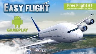 GAMEPLAY ANDROID Easy Flight  Flight Simulator  Free Flight 1 [upl. by Harutak928]