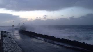 Huge waves batter Ilfracombe [upl. by Heim]