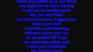 Eminem ft Nate Ruess  Headlights Lyric Video [upl. by Petua670]