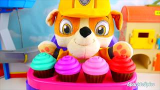 Learning colors for kids with paw patrol cupcakes [upl. by Giarla]