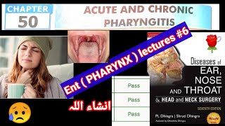 acute and chronic pharyngitisviral bacterial fungal atrophickeratosis [upl. by Savinirs]