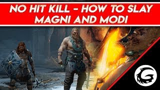 God of War  How to Slay Magni and Modi Pro Guide 0 Hits  Gaming Instincts [upl. by Hepsoj]