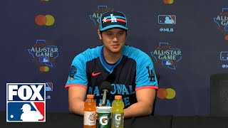 Shohei Ohtani Postgame Press Conference  MLB AllStar Game [upl. by Gunilla]