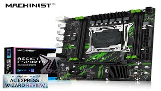 MACHINIST X99 PR9 X99 Motherboard Support LGA 20113 Intel Xeon E5 V3ampV4 Review [upl. by Carney722]