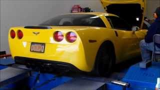 500 RWHP C6 LS2 on the dyno at Tune Time Performance [upl. by Ahsimac322]