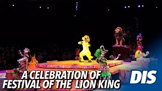 A Celebration of Festival of the Lion King at Animal Kingdom [upl. by Nnitsuj]