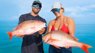 BIG Mutton Snapper Florida Keys Reef Fishing  Catch Clean Cook [upl. by Geddes769]