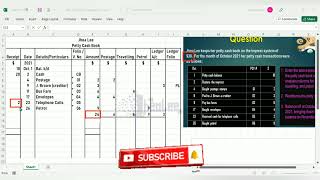 Balancing Off Petty Cash Book Part 2  Restoring Imprest then bal off  Reimbursing Petty Cashier [upl. by Trula]