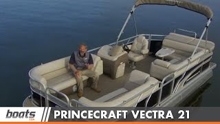 2015 Princecraft Vectra 21 Pontoon Boat Review Performance Test [upl. by Madigan831]