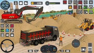 Excavator Construction Simulator Game 01 [upl. by Akima]