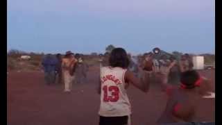 Aboriginal Initiation Ceremonies in the Pilbara Part 11b Throwing the bark [upl. by Annej227]