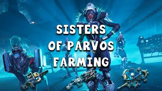 HOW TO EASILY FARM SISTERS OF PARVOS WEAPONS  Warframe [upl. by Jonis]