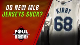 Do the New MLB Jerseys Suck  Foul Territory [upl. by Eissert]