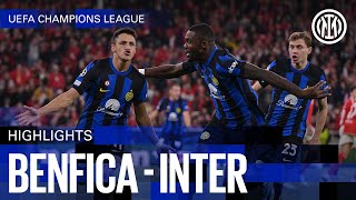 WHAT A COMEBACK 🤯🖤💙  BENFICA 33 INTER  HIGHLIGHTS  UEFA CHAMPIONS LEAGUE 2324 ⚽⚫🔵 [upl. by Caril]