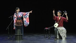 Shamisen amp Japanese Folk Music Concert by artists Akari Mochizuki amp Hibiki Ichikawa [upl. by Joelly65]