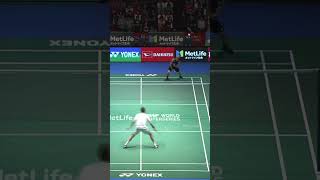 Lee Chong Wei against Rising Axelsen shorts badminton leechongwei [upl. by Fabian]