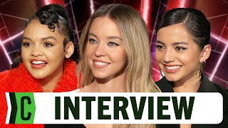 Sydney Sweeney Isabela Merced amp Celeste OConnor Madame Web Interview [upl. by Kile]